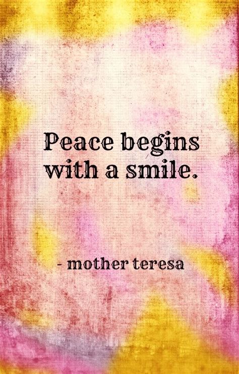 Peace Mother Teresa Quotes. QuotesGram