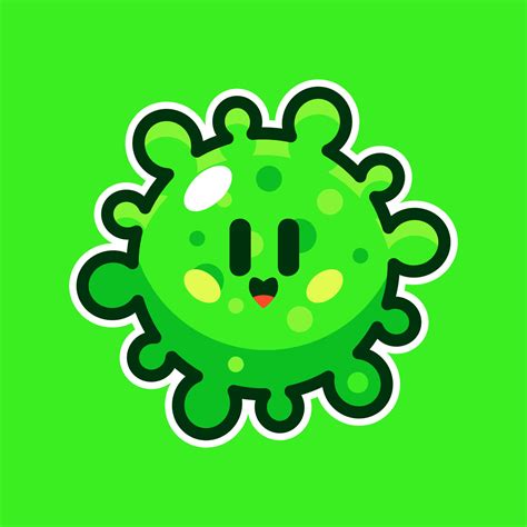 green virus illustration 9514400 Vector Art at Vecteezy