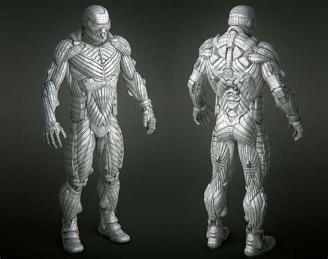 ArtStation - Crysis Nanosuit, Tony Lebrun Armor Concept, Concept Art, Army Of Two, Helmet Armor ...