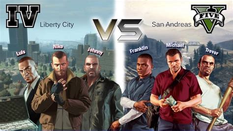 GTA 4 vs GTA 5: Four major differences