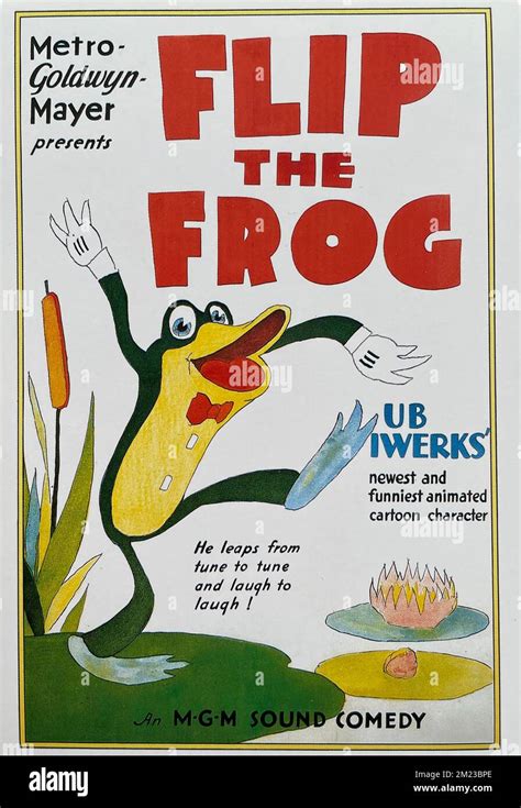 FLIP THE FROG Ub Iwerks cartoon character in a series released by MGM between 1930-33 Stock ...