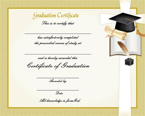 - Create Your Own Graduation Certificate