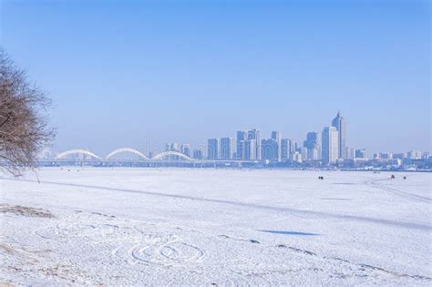 The songhua river stock photo. Image of hotel, home, covered - 50584040