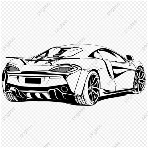 Mc Silhouette PNG Images, Mc Laren Black White Silhouette Version, Car, Mclaren, Marcedes PNG ...