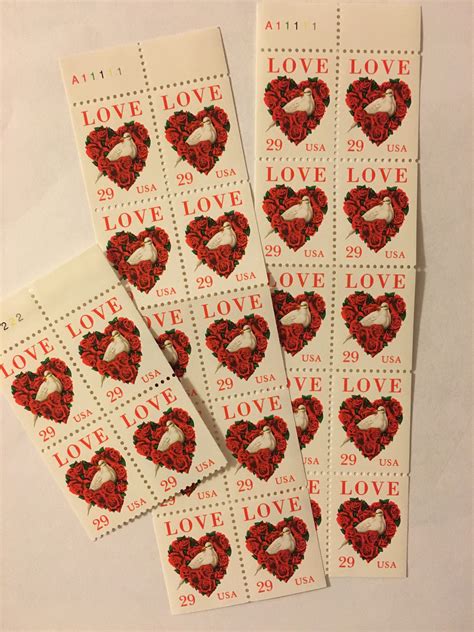 Love Stamps for Wedding OR Valentine's Day US Postage | Etsy