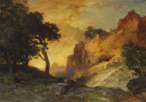 Thomas Moran (1827-1926) , A Side Canyon, Grand Canyon, Arizona | Christie's