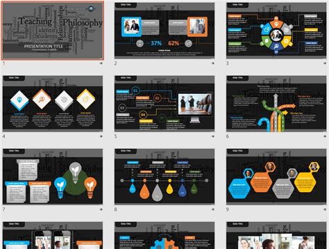 Philosophy PowerPoint Template #32832 - SageFox Free PowerPoint Templates.