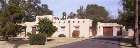 Pueblo Revival Architecture in the historic districts of Phoenix, Arizona