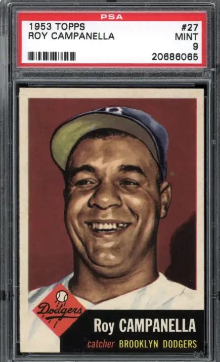 12 Most Valuable Roy Campanella Baseball Cards