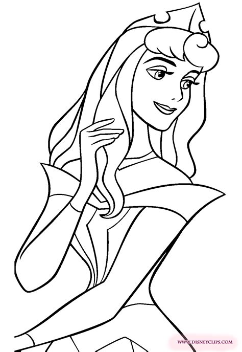 Disney Princess Aurora Coloring Pages