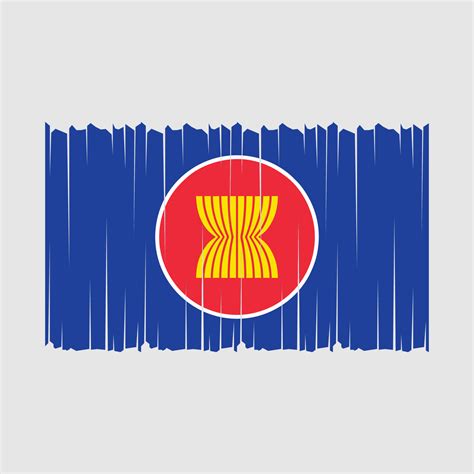 Asean Flag Vector Illustration 21908932 Vector Art at Vecteezy