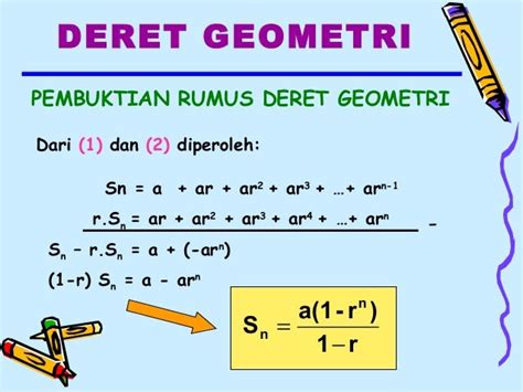 Barisan deret geometri