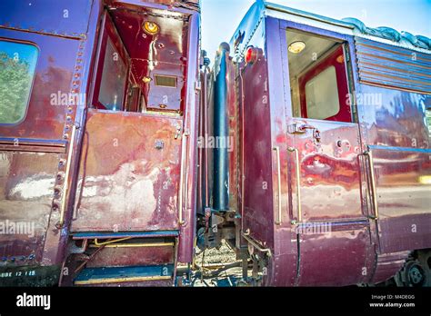 great smoky mountains train ride in bryson city nc Stock Photo - Alamy