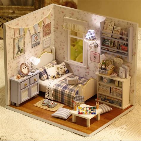 Mini Puzzle Model Handmade Dollhouse Creative Birthday Gift Sunshine ...