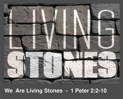 We Are Living Stones – 1 Peter 2:2-10 – Lutheran Church of the Risen Savior