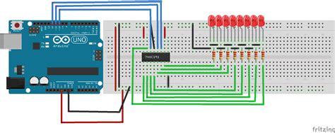 How to Make a 74HC595 Shift Resistor Circuit : 4 Steps - Instructables