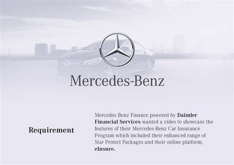 Mercedes Benz Insurance on Behance