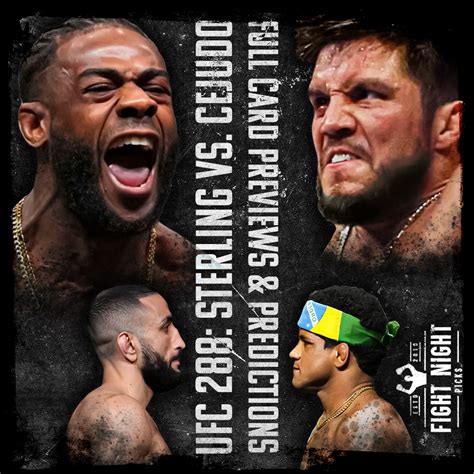 UFC 288: Sterling vs. Cejudo Full Card Previews & Predictions - Fight Night Picks