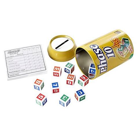 Phase 10 Dice Game - Entertainment Earth