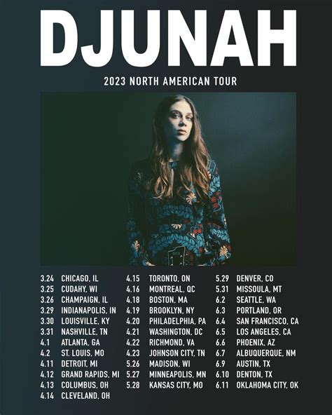 Djunah announce 2023 North American tour dates