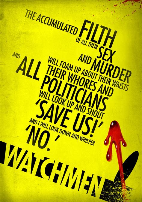 Watchmen Quote by elcrazy on DeviantArt