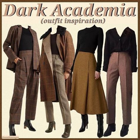 Dark Academia Clothes, Dark Academia Outfits, Dark Academia Style, Dark Academia Winter Outfit ...