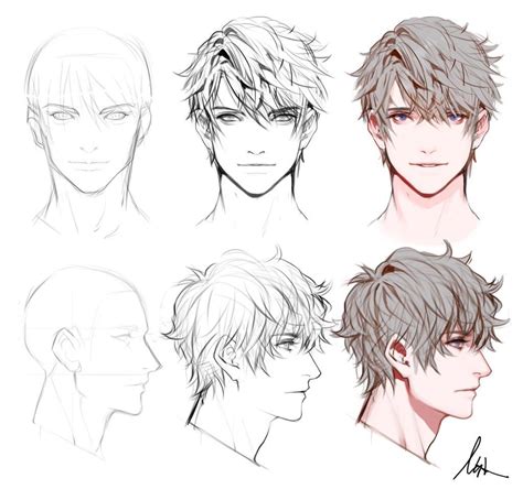 Draw Anime Boy Hairstyles The 31 steps needed for putting anime short hairstyles into action