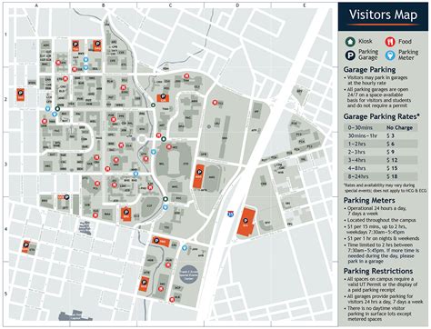 Texas State University Parking Map