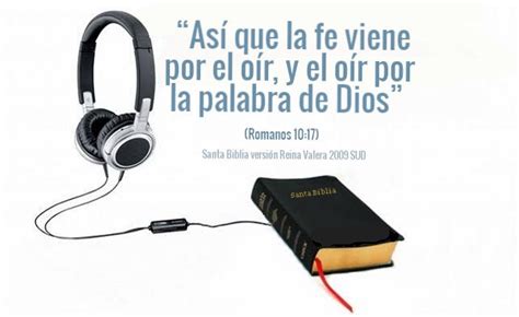 Tu mensaje de hoy: Romanos 10:17 Por esto, la fe es por el oir, y el oir por la palabra de Dios