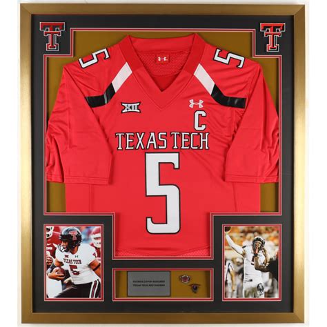 Patrick Mahomes Texas Tech Red Raiders Custom Framed Jersey Display ...