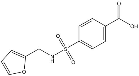 4-[(Furan-2-ylmethyl)-sulfamoyl]benzoic acid | CAS 321979-08-2 | P212121 Store