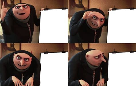 Gru's Plan HD Template | Gru's Plan | Know Your Meme