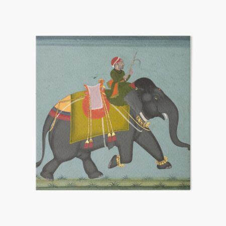 "Caparisoned Elephant with a Mahout" Art Board Print for Sale by HinduArtGallery | Redbubble