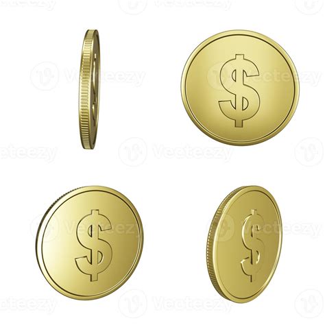 gold coin isolated 6724403 Stock Photo at Vecteezy