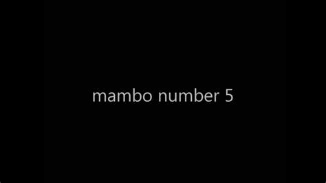 mambo number 5 - YouTube