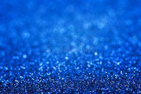 Shiny Blue Abstract Christmas Background. Blue Glitter. Stock Image ...