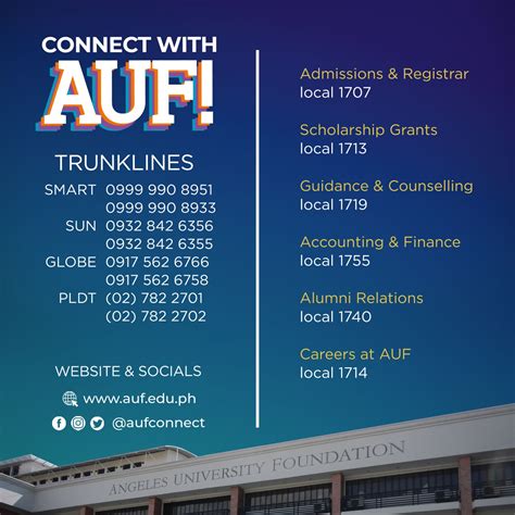 Angeles University Foundation - CONTACT US