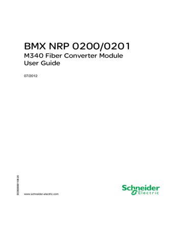 BMX NRP 0200/0201 - M340 Fiber Converter | Manualzz