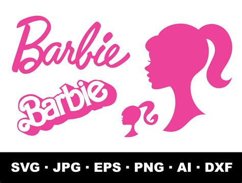 Barbie Logo Vector Svg Eps Png Ai Dxf File Barbie Etsy | My XXX Hot Girl