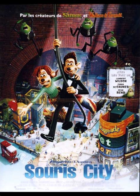 poster FLUSHED AWAY David Bowers Et Sam Fell - CINESUD movie posters