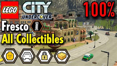 LEGO City Undercover - Fresco 100% Guide (All Collectibles) Free Roam Gameplay - YouTube