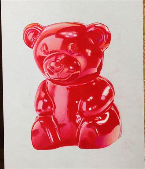 Gummy Bear drawing by Pony Lawson | Copic marker art, Marker art, Candy art