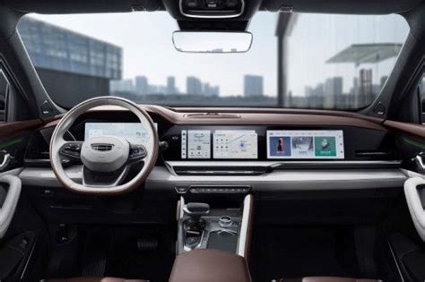 Geely SUV first with new intelligent cockpit - Just Auto