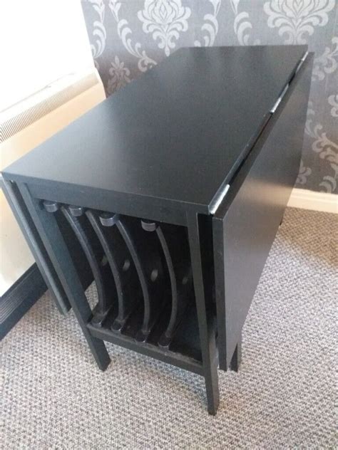IKEA Black Folding Dining Table with 4 Folding Storable Chairs | in Hull, East Yorkshire | Gumtree