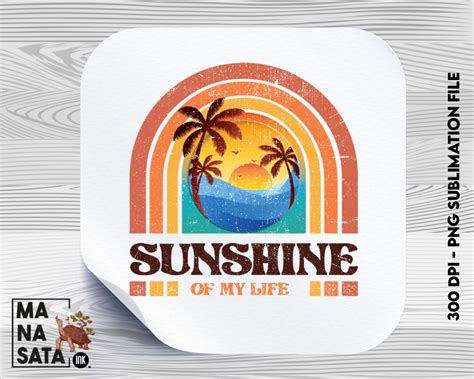 Sunshine of My Life PNG Sunshine PNG Sunset PNG for | Etsy