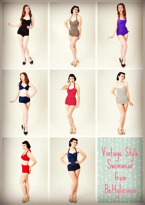 Beautiful Vintage Style Swimwear • Vintage Frills