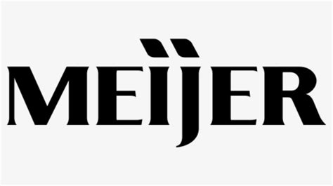 Meijer Logo Black And White, HD Png Download , Transparent Png Image ...