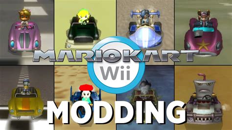 Mario Kart Wii Modding | Characters & Karts Showcase - YouTube