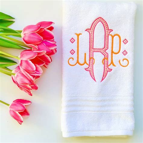 Monogram Hand Towel - Etsy