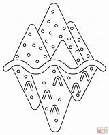 Iceberg Coloring Pages Template Outline Look Small So Printable Kids  sketch template